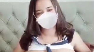 Kakak Annis Septi Kostum Pelajar Binal